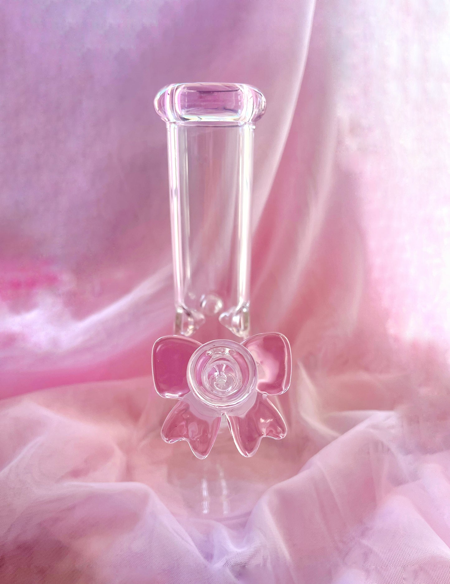 Bow bowl piece (pink)