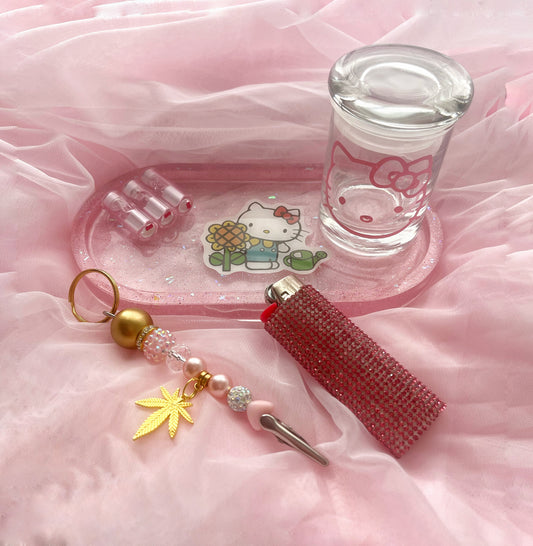 Pink gardening kitty bundle