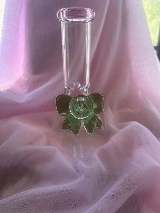 Green bow bowl