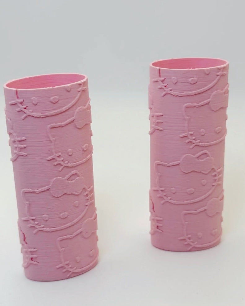 Pink kitty lighter sleeve