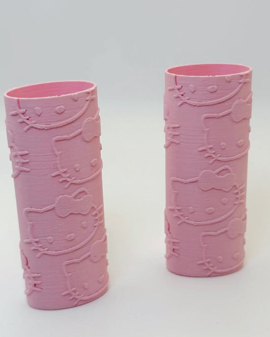 Pink kitty lighter sleeve